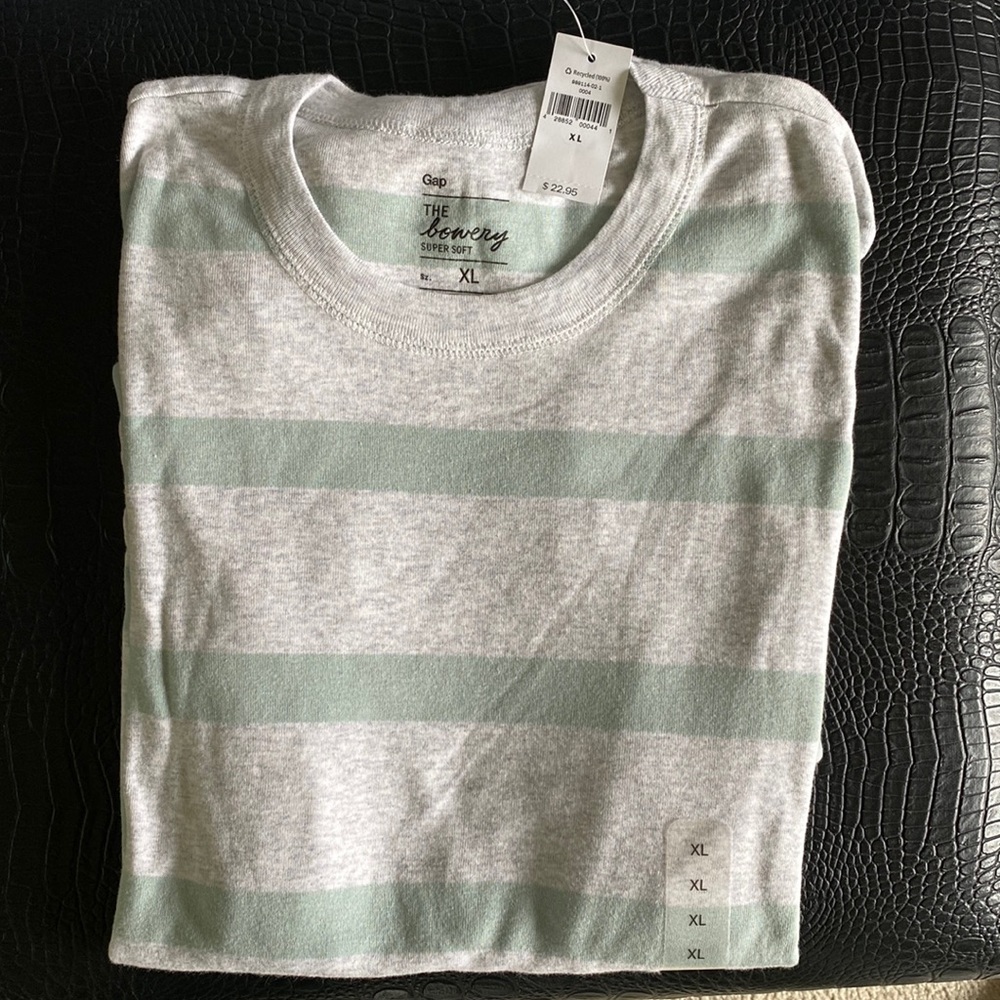 Gap The Bowery super soft crew neck long sleeve shirt, xl, nwt